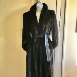Mink Full Length Black Natural Female Skins Denmar